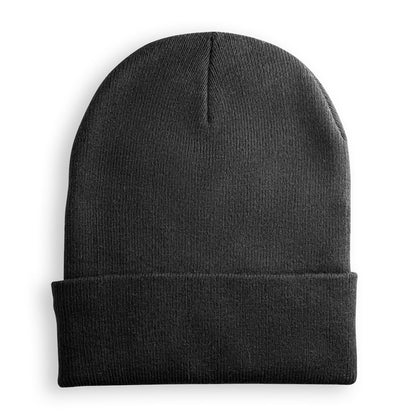 CARL promotional apparel accessory in black (detail view) with custom logo branding