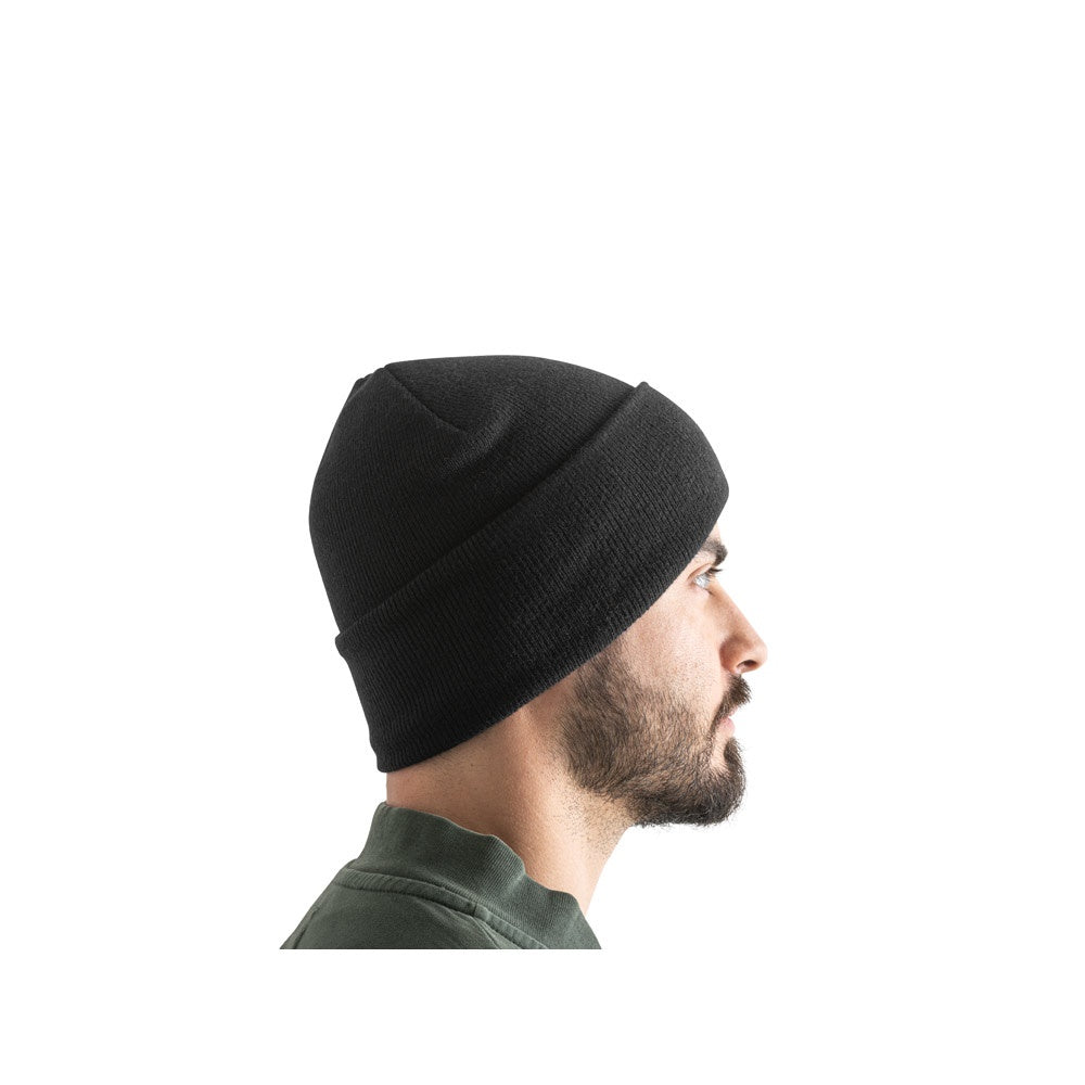 CARL promotional apparel accessory in black (detail view) with custom logo branding
