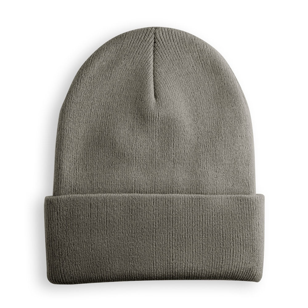 CARL promotional apparel accessory in light grey (detail view) with custom logo branding
