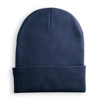 CARL promotional apparel accessory in navy blue (detail view) with custom logo branding
