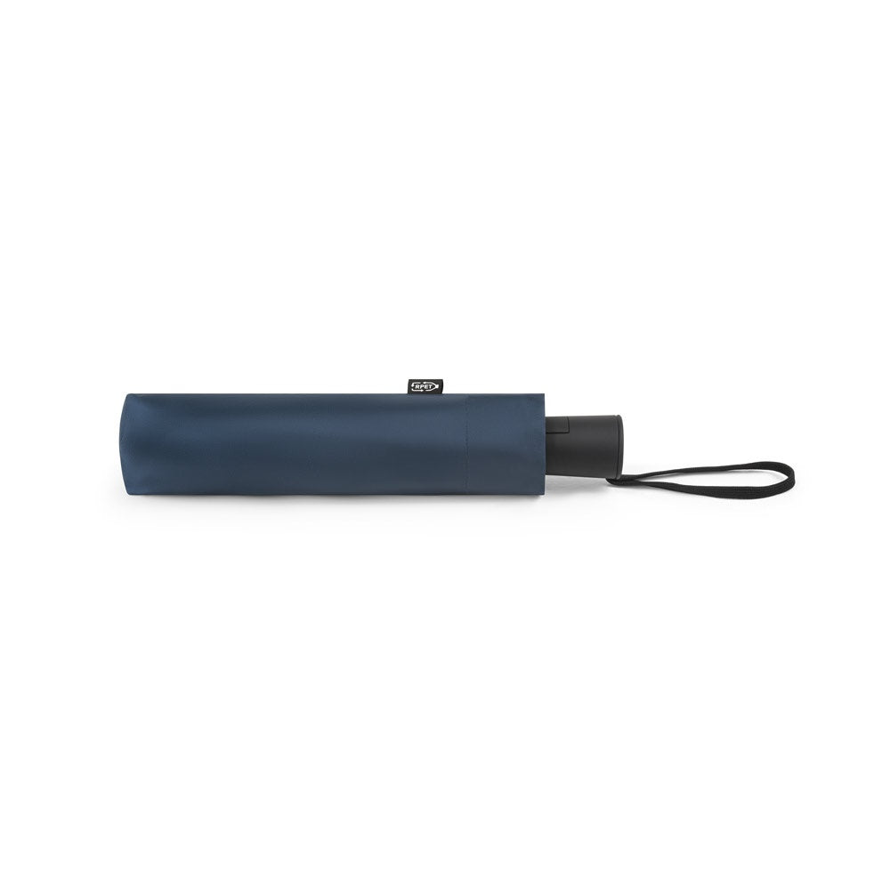 CIMONE promotional umbrella in blue (detail view) with custom logo branding