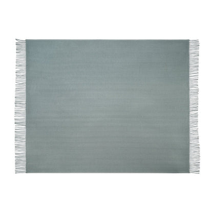 SMOOTH promotional home textile in grey (detail view) with custom logo branding