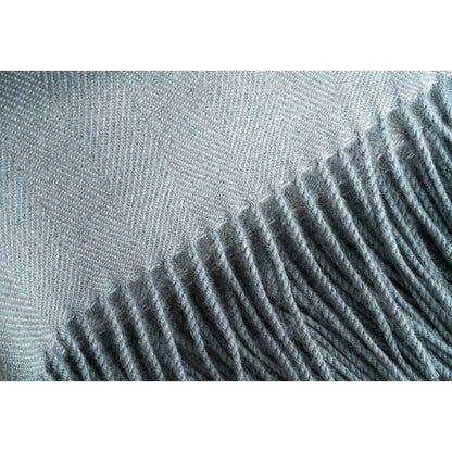 SMOOTH promotional home textile in grey (detail view) with custom logo branding