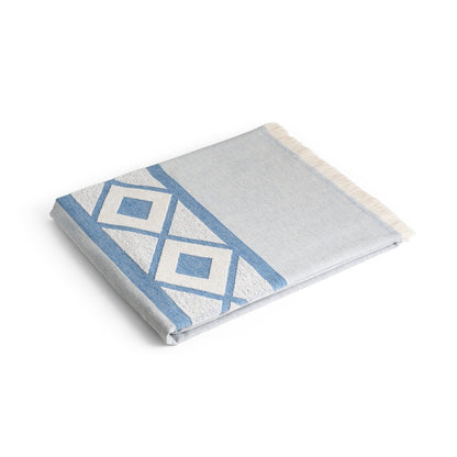 MALEK promotional home accessory in blue with custom logo branding