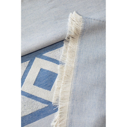 MALEK promotional home accessory in blue with custom logo branding