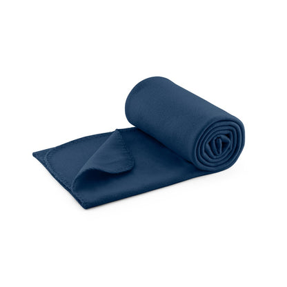 SULENA promotional home textile in blue with custom logo branding