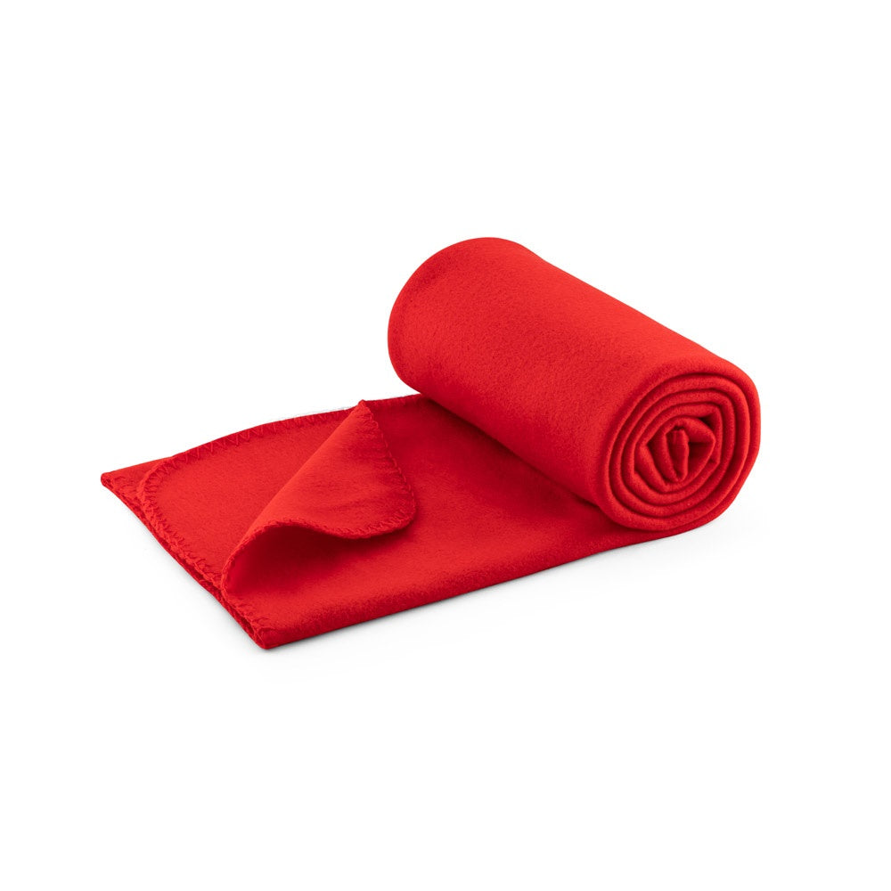 SULENA promotional home textile in red with custom logo branding