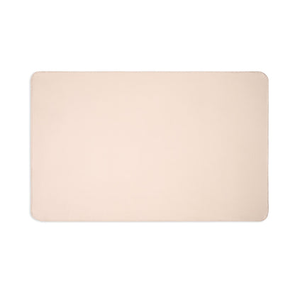 SULENA promotional home textile in beige (detail view) with custom logo branding