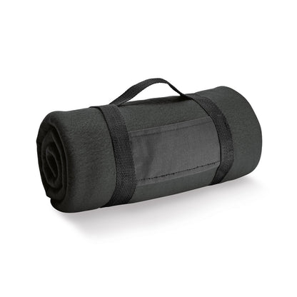 THORPE promotional home textile in black with custom logo branding