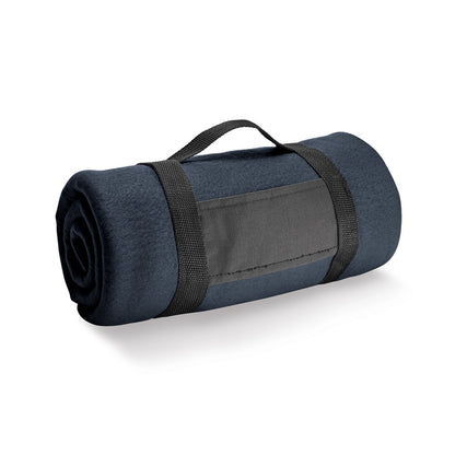 THORPE promotional home textile in blue with custom logo branding