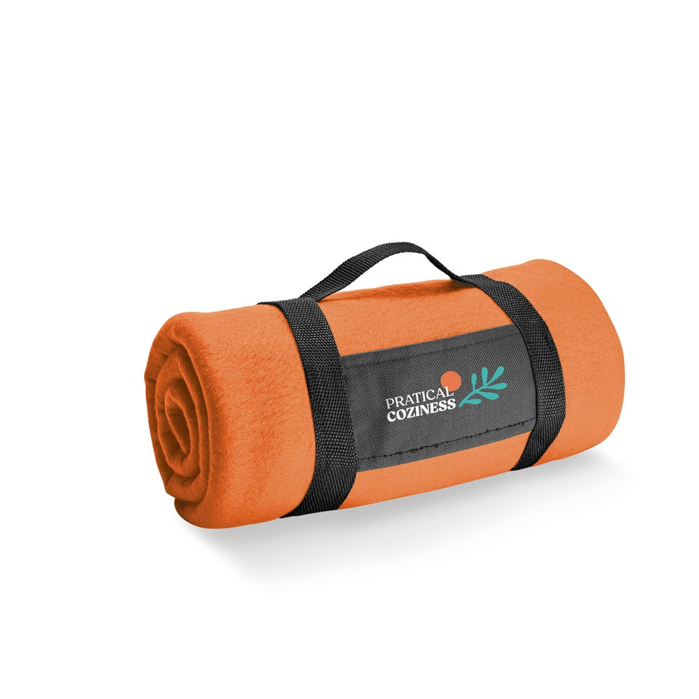 THORPE promotional home textile (complete set view) with custom logo branding