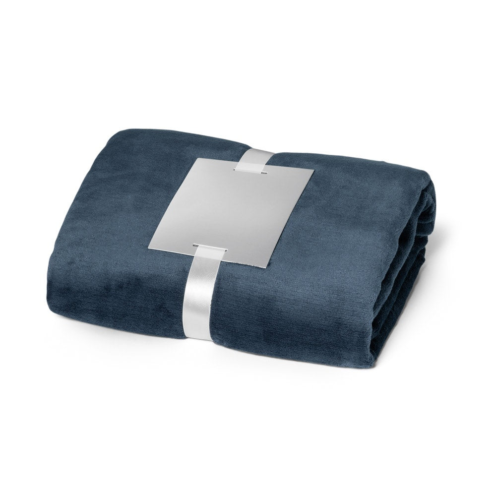 DYLEAF promotional home textile in blue with custom logo branding