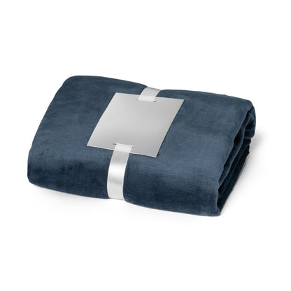 DYLEAF promotional home textile in blue with custom logo branding