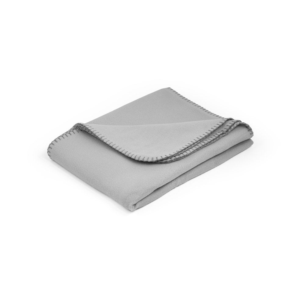 GALLIOT promotional home textile in grey with custom logo branding