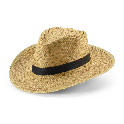 JEAN POLI promotional hat in black with custom logo branding