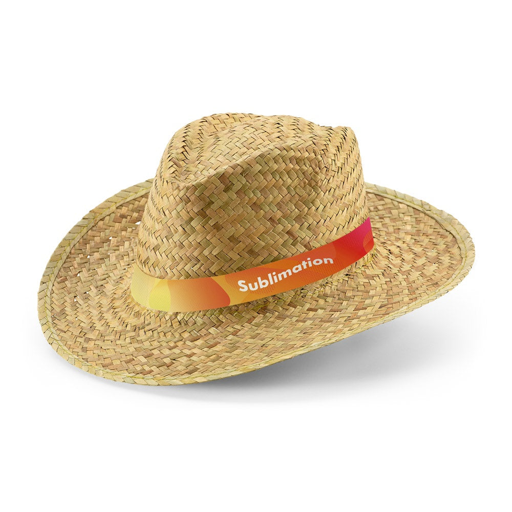 JEAN RIB promotional hat in white with custom logo branding