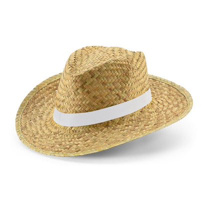 JEAN RIB promotional hat in white with custom logo branding