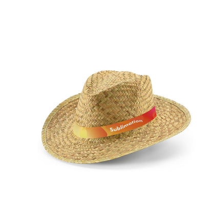 JEAN RIB promotional hat (complete set view) with custom logo branding