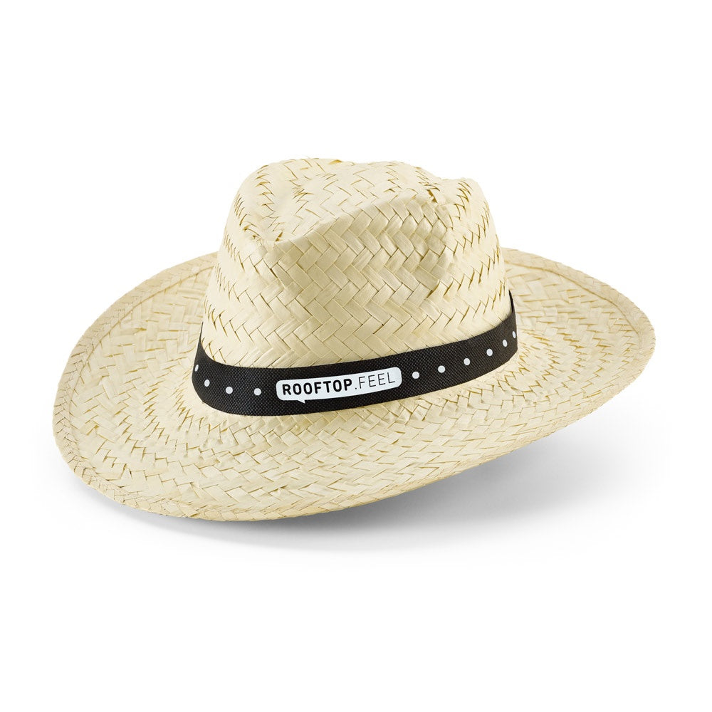 EDWARD POLI promotional hat in black with custom logo branding