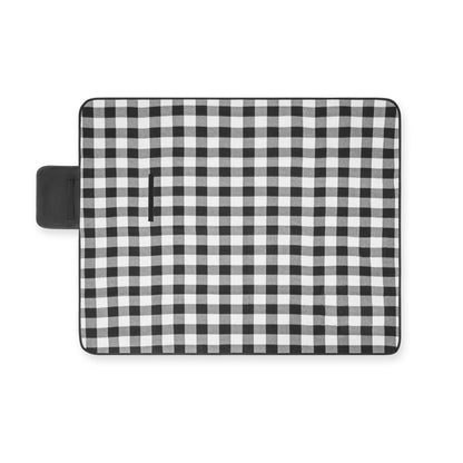 RILEY II promotional home textile in black (detail view) with custom logo branding