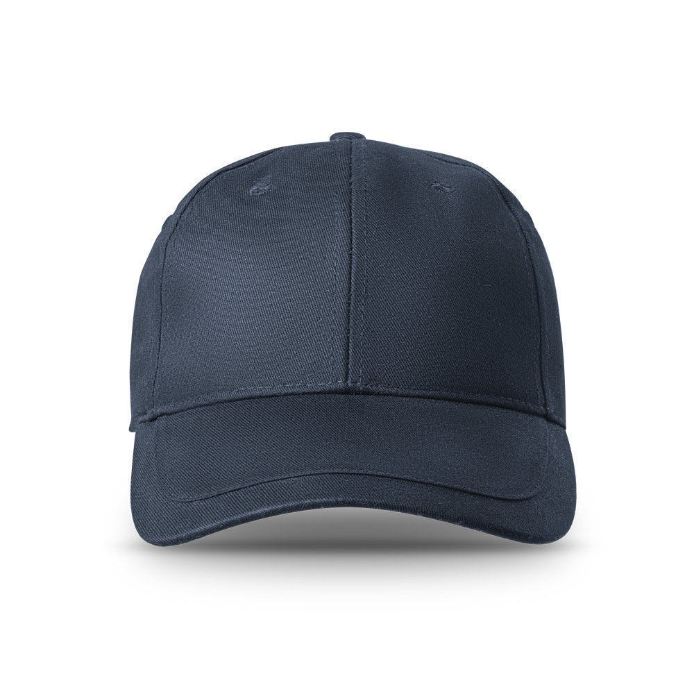 RYAN promotional cap in blue (detail view) with custom logo branding