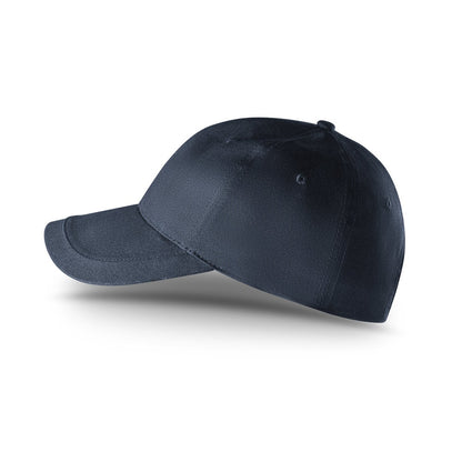RYAN promotional cap in blue (detail view) with custom logo branding
