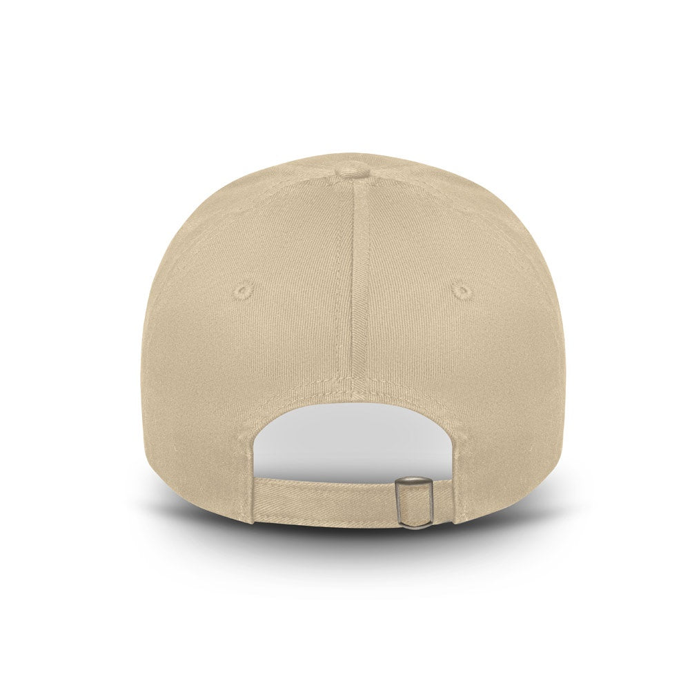RYAN promotional cap in beige (detail view) with custom logo branding