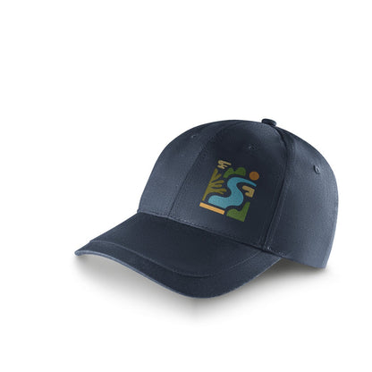 RYAN promotional cap (complete set view) with custom logo branding