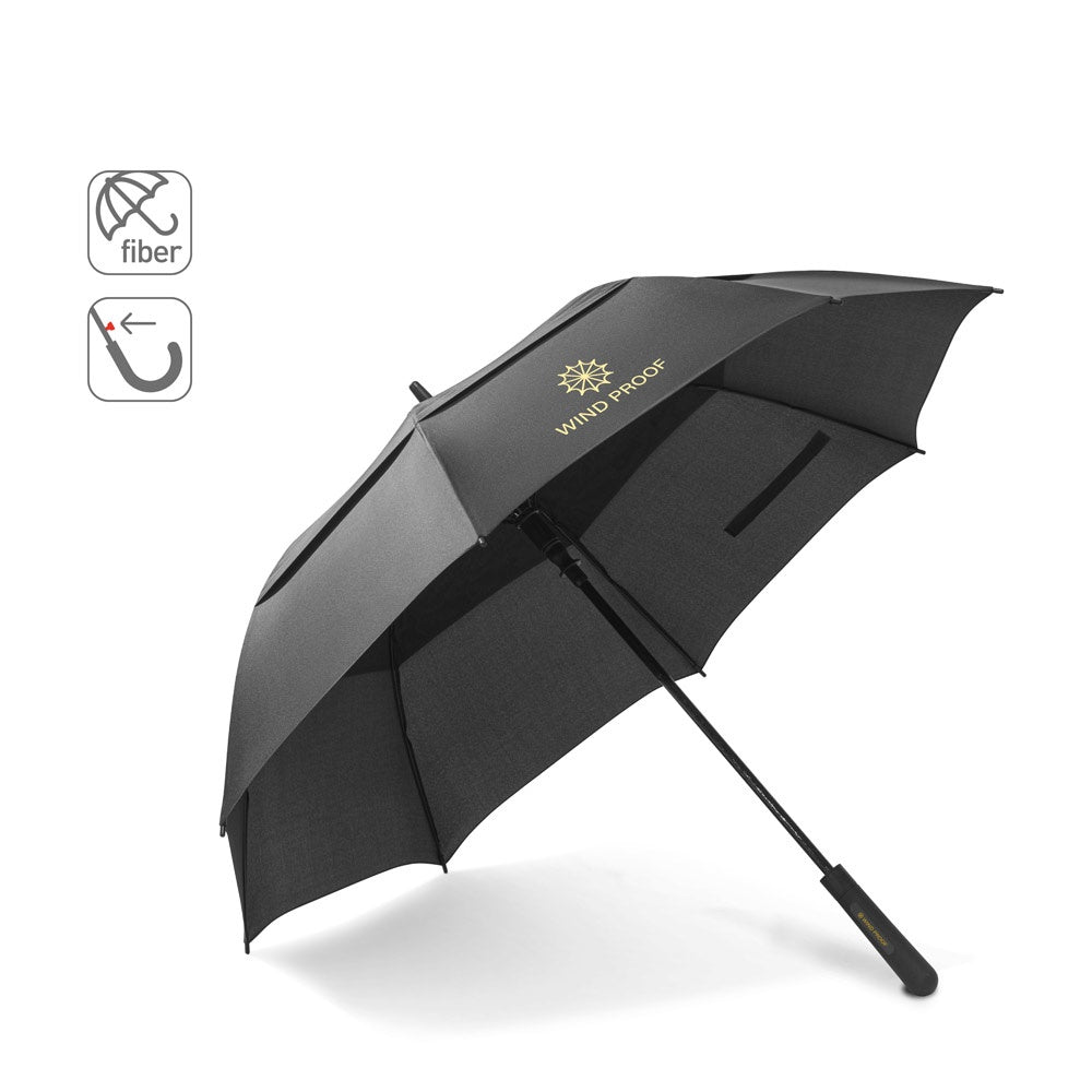 GAVIN promotional umbrella (complete set view) with custom logo branding
