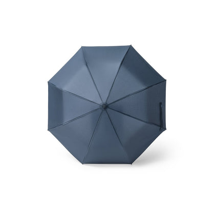 SKYLAR promotional umbrella in blue (detail view) with custom logo branding