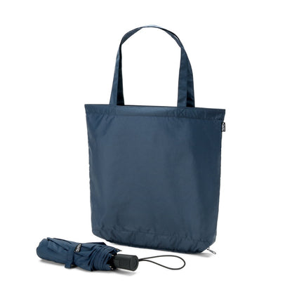 SKYLAR promotional umbrella in blue with custom logo branding