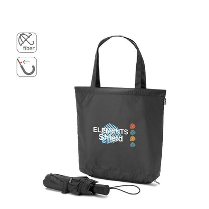 SKYLAR promotional umbrella (complete set view) with custom logo branding