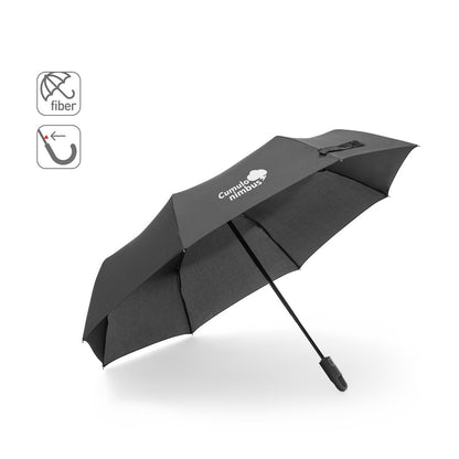 GUSTAVO promotional umbrella (complete set view) with custom logo branding