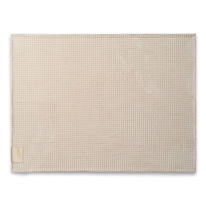 CELINE promotional home textile in beige (detail view) with custom logo branding