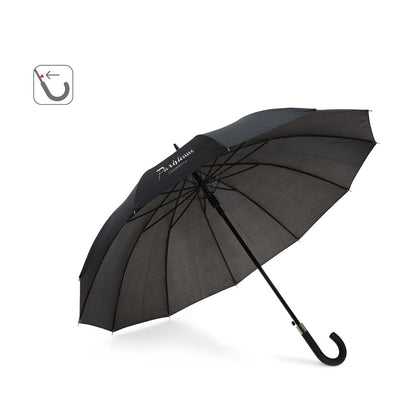 GUIL promotional umbrella (complete set view) with custom logo branding