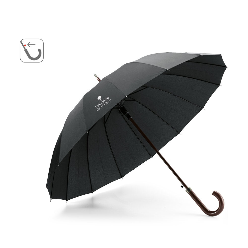 HEDI promotional umbrella (complete set view) with custom logo branding