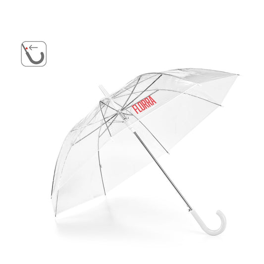 NICHOLAS promotional umbrella (complete set view) with custom logo branding