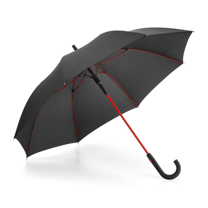 ALBERTA promotional umbrella in red with custom logo branding