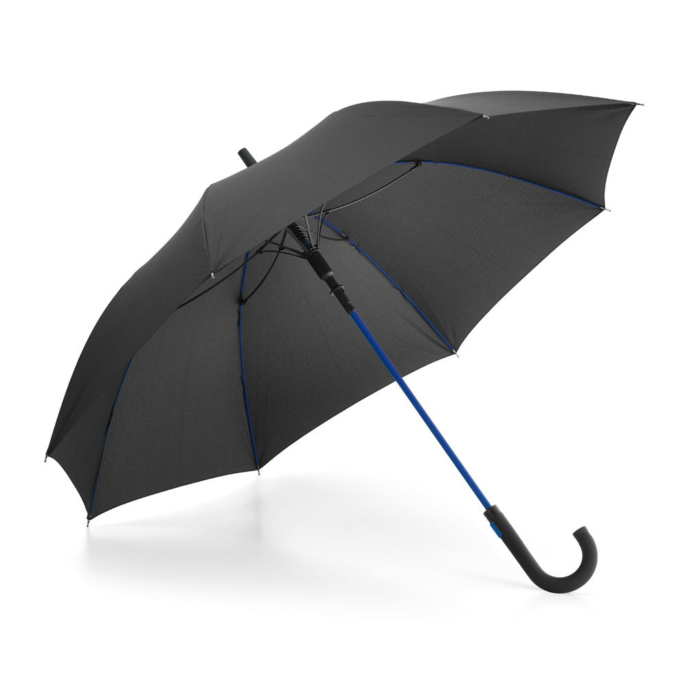 ALBERTA promotional umbrella in royal blue with custom logo branding