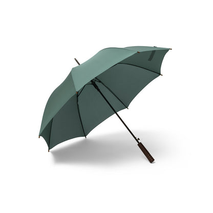 APOLO promotional umbrella in dark green with custom logo branding