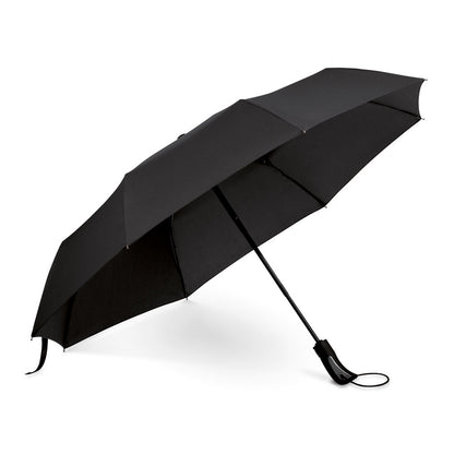 CAMPANELA promotional umbrella in black with custom logo branding