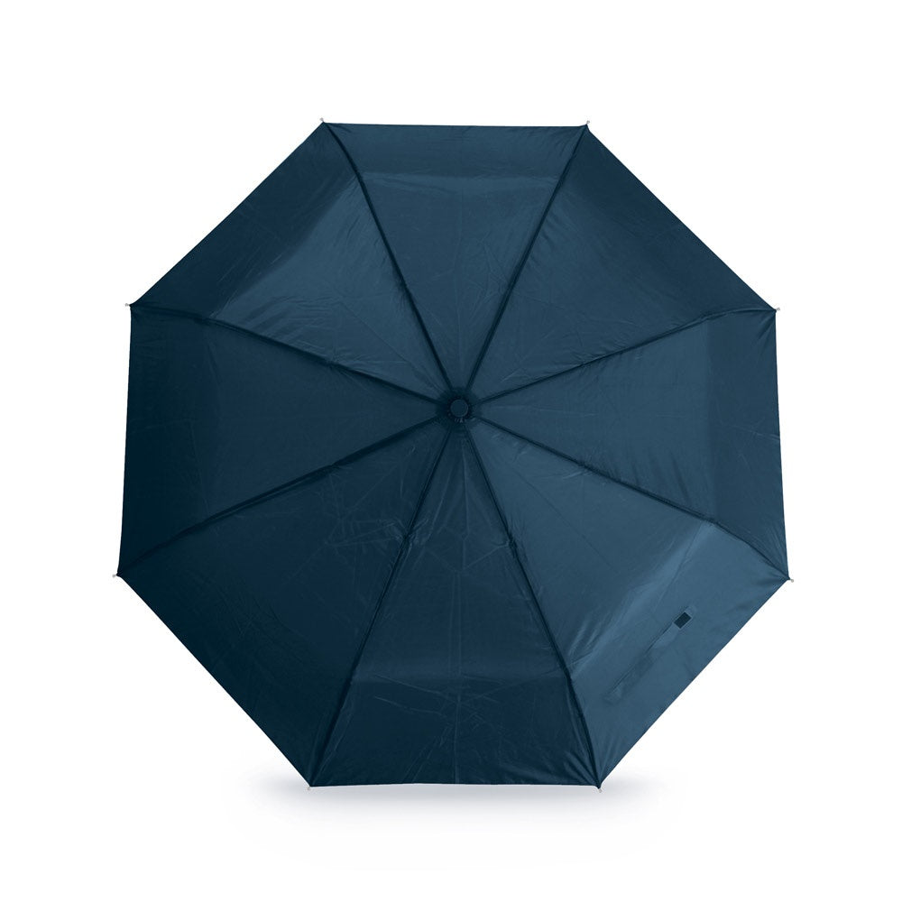 CAMPANELA promotional umbrella in blue (detail view) with custom logo branding