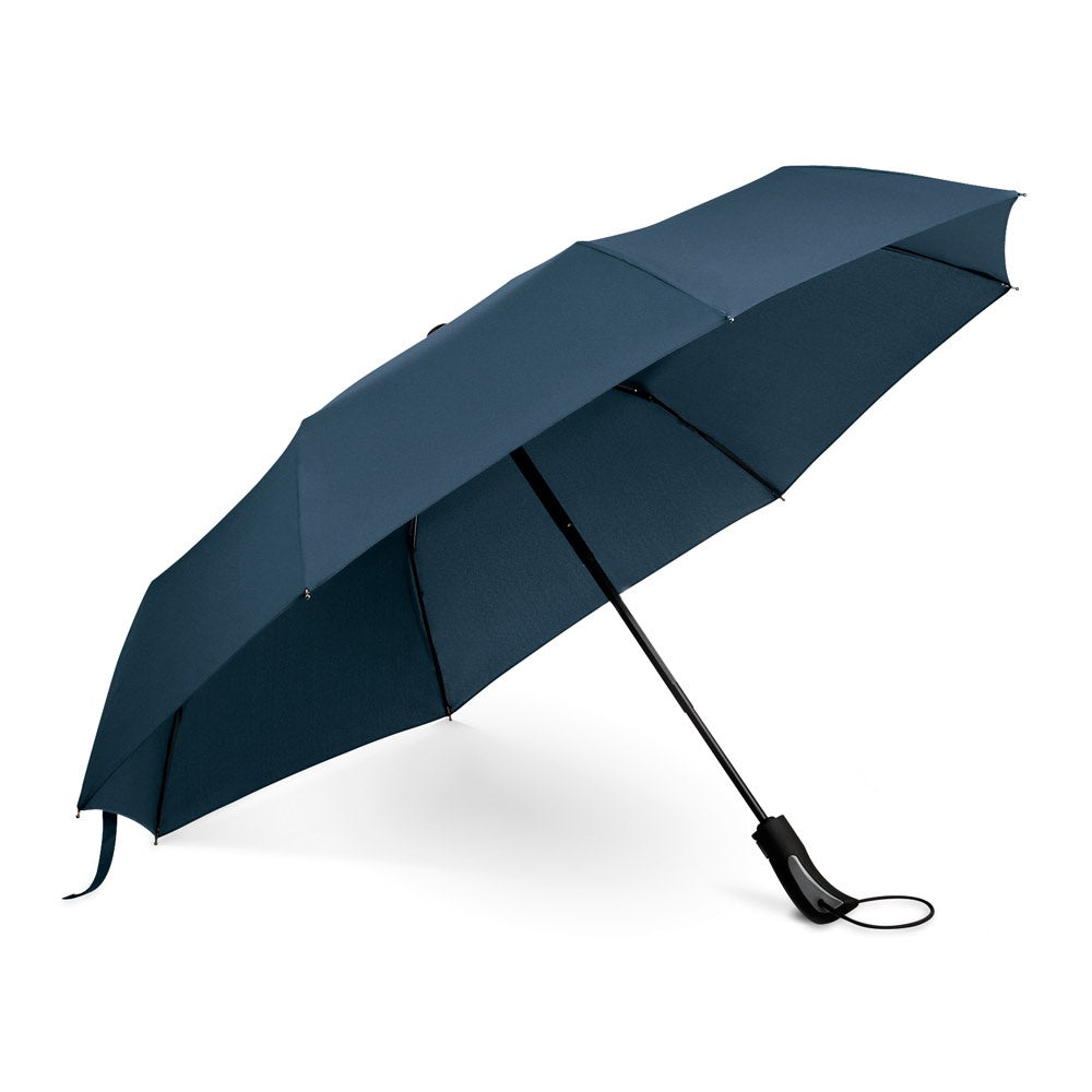CAMPANELA promotional umbrella in blue with custom logo branding