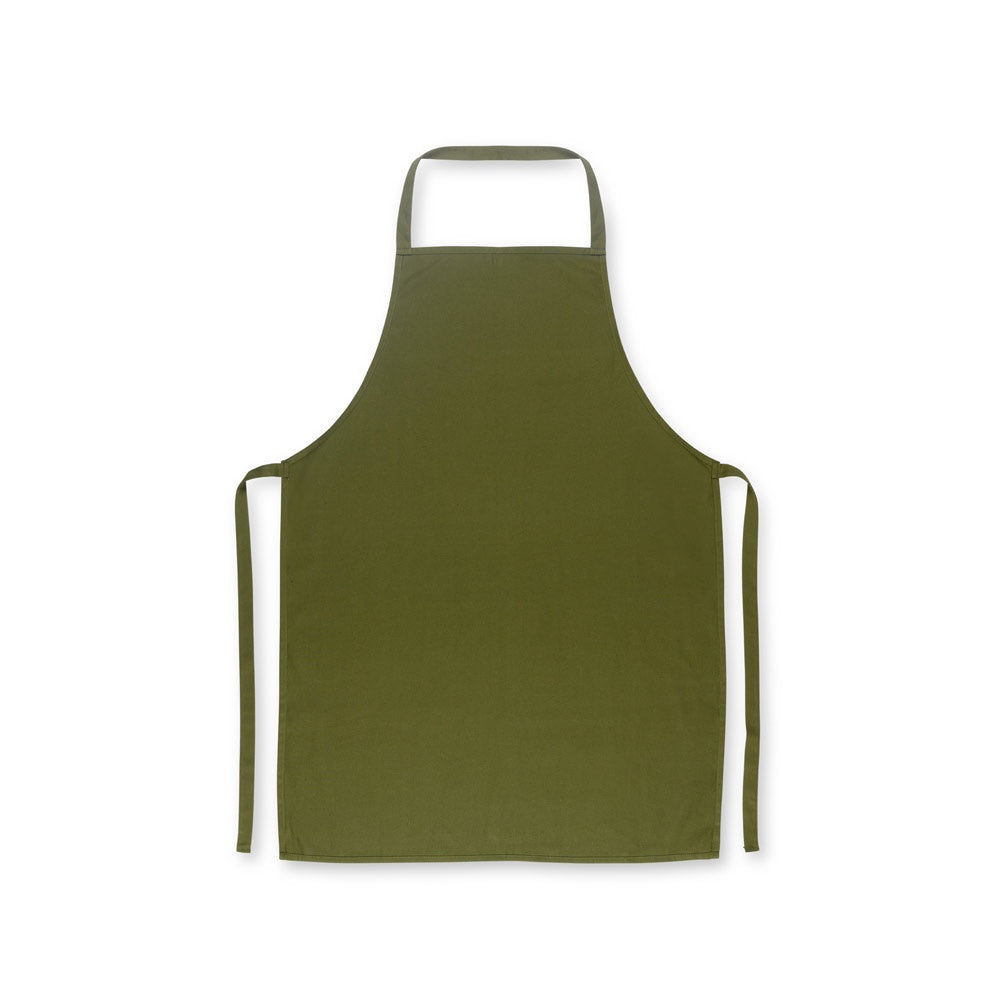 CUMIN promotional workwear garment in dark green (detail view) with custom logo branding