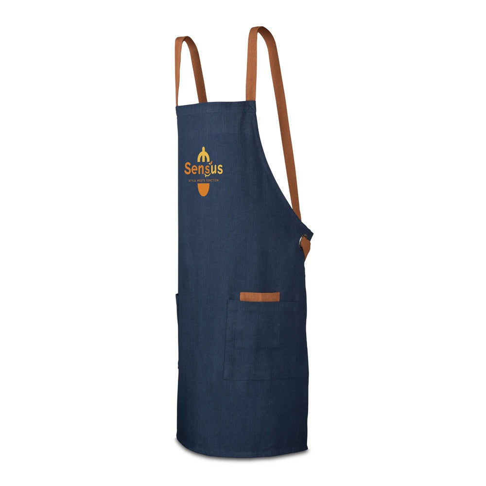 CARDAMOM promotional workwear garment in navy blue with custom logo branding