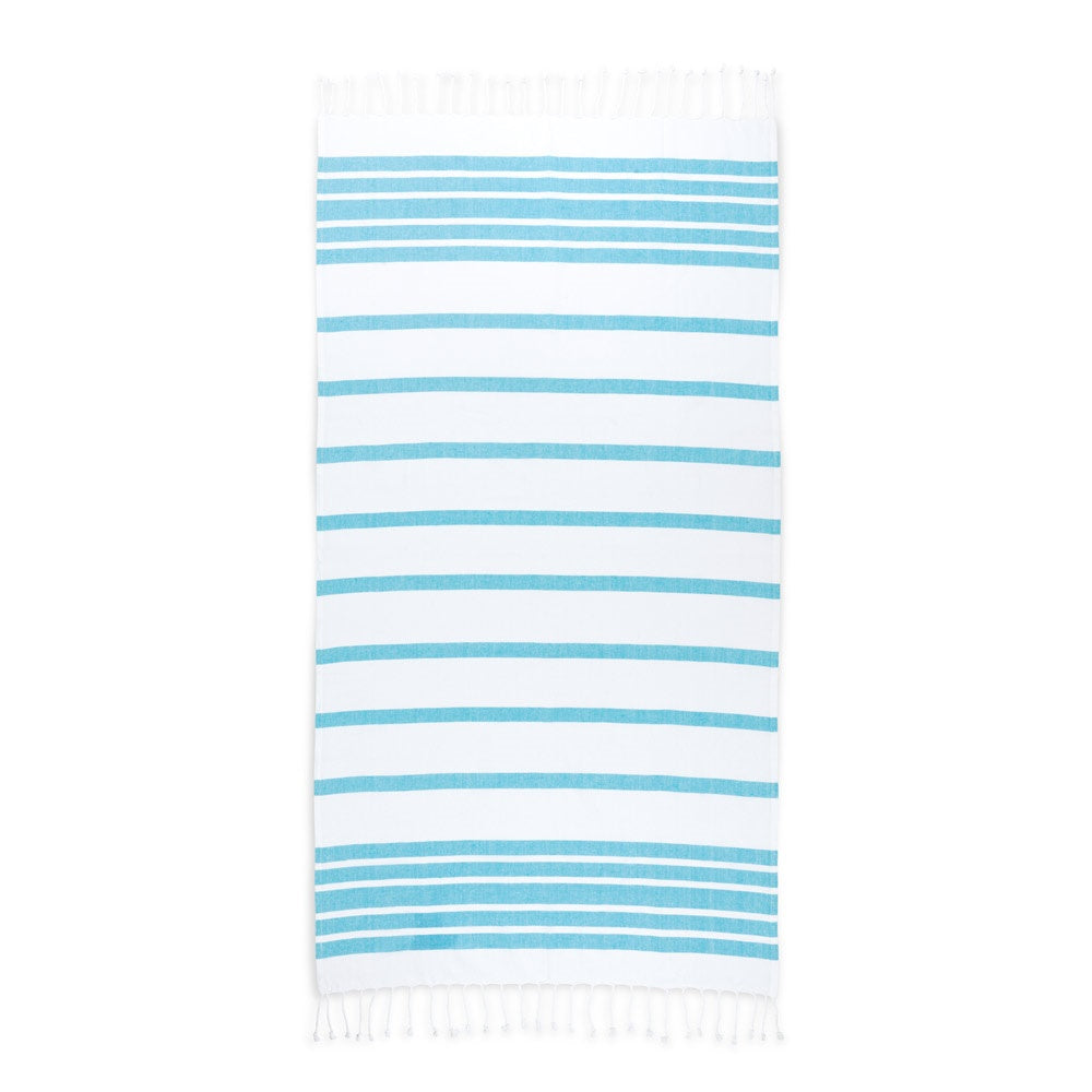 SARDENHA promotional travel accessory in light blue (detail view) with custom logo branding