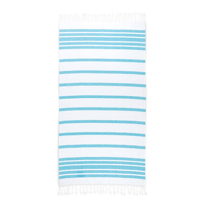 SARDENHA promotional travel accessory in light blue (detail view) with custom logo branding