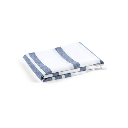 SARDENHA promotional travel accessory in navy blue (detail view) with custom logo branding