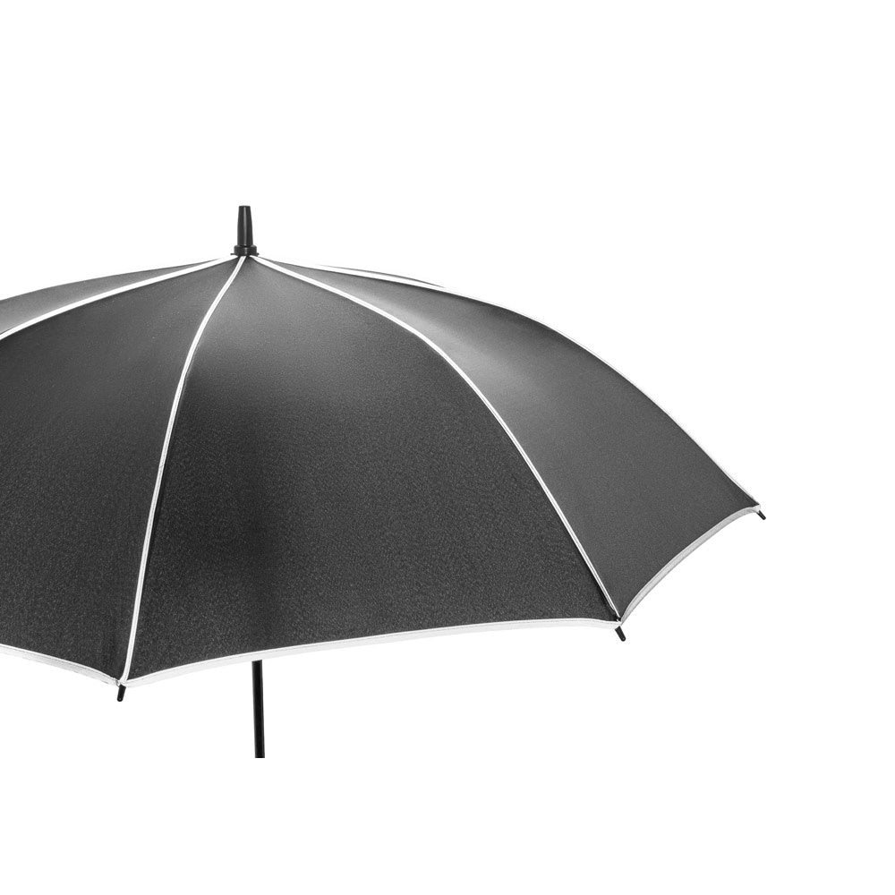 FINNLEY promotional umbrella in black with custom logo branding