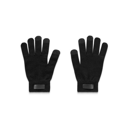 BURROW promotional apparel accessory in black (detail view) with custom logo branding